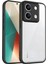 Xiaomi Redmi Note 13 4g,için Eabhulie Kılıf, Kamera Lens Korumalı Hibrit 2'si 1 Arada Şeffaf Kılıf-Siyah (Yurt Dışından) 1