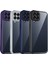 Samsung Galaxy M33,IÇIN Eabhulie Kılıf, Kamera Lens Korumalı Hibrit 2'si 1 Arada Şeffaf Kılıf-Siyah (Yurt Dışından) 2