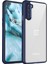 Oneplus Nord,için Eabhulie Kılıf, Kamera Lens Korumalı Hibrit 2'si 1 Arada Şeffaf Kılıf-Blue (Yurt Dışından) 1