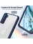 Oneplus Nord,için Eabhulie Kılıf, Kamera Lens Korumalı Hibrit 2'si 1 Arada Şeffaf Kılıf-Blue (Yurt Dışından) 2