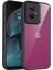 Motorola Moto G14,IÇIN Eabhulie Kılıf, Kamera Lens Korumalı Hibrit 2'si 1 Arada Şeffaf Kılıf-Siyah (Yurt Dışından) 1