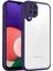 Samsung Galaxy A22 4g,için Eabhulie Kılıf, Kamera Lens Korumalı Hibrit 2'si 1 Arada Şeffaf Kılıf-Mor (Yurt Dışından) 1