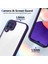 Samsung Galaxy A22 4g,için Eabhulie Kılıf, Kamera Lens Korumalı Hibrit 2'si 1 Arada Şeffaf Kılıf-Mor (Yurt Dışından) 3