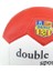 Futbol Topu Dikişli 420 gr No:5 - FB-660-SARI-KIRMIZI (Lisinya) 1