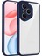 Honor 400 Pro,için Eabhulie Kılıf, Kamera Lens Korumalı Hibrit 2'si 1 Arada Şeffaf Kılıf-Blue (Yurt Dışından) 1