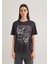 Baskılı Antrasit Tişört 1612978-86952 15