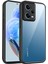 Xiaomi Redmi Note 12 5g,için Eabhulie Kılıf, Kamera Lens Korumalı Hibrit 2'si 1 Arada Şeffaf Kılıf-Siyah (Yurt Dışından) 1