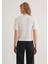 Gri Çizgili Ekru Tişört 1612126-88146 12