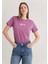 Mavi Baskılı Mor Tişört 1612241-70987 11