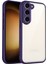 Samsung Galaxy S23 Plus,için Eabhulie Kılıf, Kamera Lens Korumalı Hibrit 2'si 1 Arada Şeffaf Kılıf-Mor (Yurt Dışından) 1