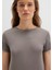 Gri Basic Tişört 1612904-70095 13