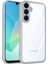 Samsung Galaxy M35,IÇIN Eabhulie Kılıf, Kamera Lens Korumalı Hibrit 2'si 1 Arada Şeffaf Kılıf-Gri (Yurt Dışından) 1