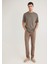 Marcus Kahverengi Comfort Gabardin Pantolon 0035189452 9