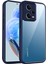 Xiaomi Redmi Note 12 Pro Plus,için Eabhulie Kılıf, Kamera Lens Korumalı Hibrit 2'si 1 Arada Şeffaf Kılıf-Blue (Yurt Dışından) 1