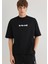 MV91 Nakış Detaylı Siyah Tişört 0612576-900 8