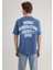 Denim Generation Baskılı Mavi Tişört 0612480-70719 11