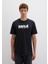 Mavi Logo Baskılı Siyah Tişört 0610948-900 11