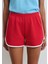 Biye Detaylı Kırmızı Şort 1410185-70467 15