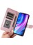 Xiaomi Redmi Note 8 Pro Için El Kayışı ve Kart Yuvalı Premium Deri Cüzdan Kılıf-Rose Gold (Yurt Dışından) 5