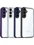 Samsung Galaxy M35,IÇIN Eabhulie Kılıf, Kamera Lens Korumalı Hibrit 2'si 1 Arada Şeffaf Kılıf-Mor (Yurt Dışından) 2