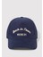 Back In Town Nakışlı Lacivert Şapka 0911883-30717 16