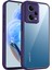 Xiaomi Redmi Note 12 5g,için Eabhulie Kılıf, Kamera Lens Korumalı Hibrit 2'si 1 Arada Şeffaf Kılıf-Mor (Yurt Dışından) 1