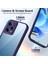 Xiaomi Redmi Note 12 5g,için Eabhulie Kılıf, Kamera Lens Korumalı Hibrit 2'si 1 Arada Şeffaf Kılıf-Mor (Yurt Dışından) 2