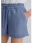 Dokulu Mavi Şort 1410132-89861 12