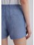 Dokulu Mavi Şort 1410132-89861 13