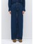 Beli Bağcıklı Lacivert Denim Pantolon 1010997-85481 12