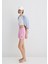 Mavi Logo Baskılı Pembe Şort 1410155-70972 11