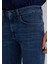 Brian Premium Blue Koyu Vintage Mavi Jean Şort 0418489817 18