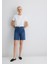 Eliana Casual Koyu Mavi Jean Şort 1411221-89749 14