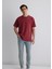 Baskılı Bordo Tişört 0612629-70423 10
