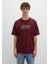 Mavi Baskılı Bordo Tişört 0611827-70396 12