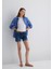 Pixie Casual Koyu Mavi Jean Şort 1437090726 9