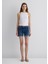 Pixie Casual Koyu Mavi Jean Şort 1437090726 11