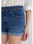 Vivia Cuffed Dark Flex Blue Jean Şort 1411217-89702 15
