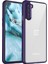 Oneplus Nord,için Eabhulie Kılıf, Kamera Lens Korumalı Hibrit 2'si 1 Arada Şeffaf Kılıf-Mor (Yurt Dışından) 1
