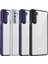 Oneplus Nord,için Eabhulie Kılıf, Kamera Lens Korumalı Hibrit 2'si 1 Arada Şeffaf Kılıf-Mor (Yurt Dışından) 2