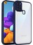 Samsung Galaxy A21S,IÇIN Eabhulie Kılıf, Kamera Lens Korumalı Hibrit 2'si 1 Arada Şeffaf Kılıf-Blue (Yurt Dışından) 1