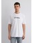 Istanbul Baskılı Beyaz Tişört 0612993-620 13