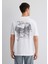 Istanbul Baskılı Beyaz Tişört 0612993-620 14