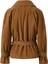 Camel Kemerli Süet Ceket Camel 5