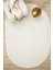 Oval Beyaz Halı Modern Oturma Odası Salon Mutfak Koridor Antre Balkon Çocuk Odası Halısı 004 6