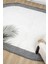 Oval Gri Halı Bordür Modern Oturma Odası Salon Mutfak Koridor Antre Balkon Çocuk Odası Halısı 0020 3
