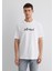 Istanbul Baskılı Beyaz Tişört 0613002-620 11
