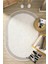 Oval Beyaz Halı Bordür Modern Oturma Odası Salon Mutfak Koridor Antre Balkon Çocuk Odası Halısı 0021 1