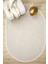 Oval Bej Halı Modern Oturma Odası Salon Mutfak Koridor Antre Balkon Çocuk Odası Halısı 0019 4