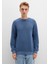 Bisiklet Yaka Mavi Sweatshirt 0S10369-70497 16